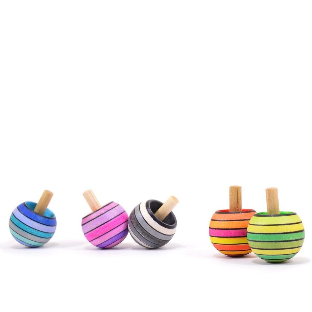 Toupie pomme couleurs (pièce)