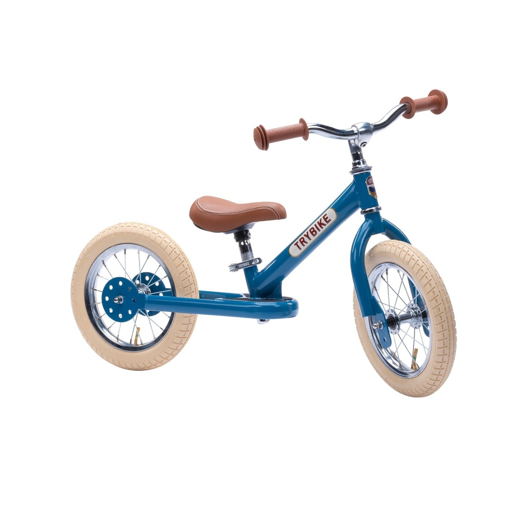 [manchild-tbs2bluvin] Draisienne trybike metal vintage bleu