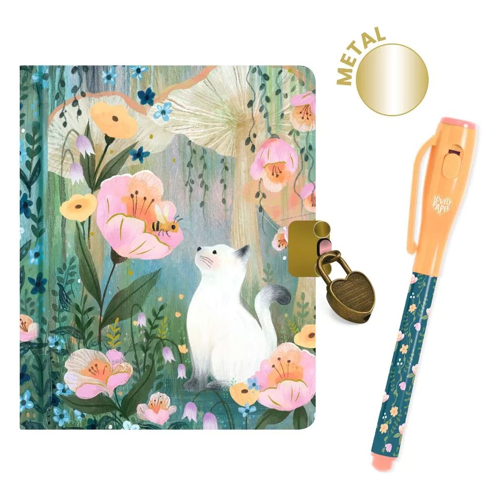 [Djeco-DD03650] Carnet secret avec feutre magique Kendra
