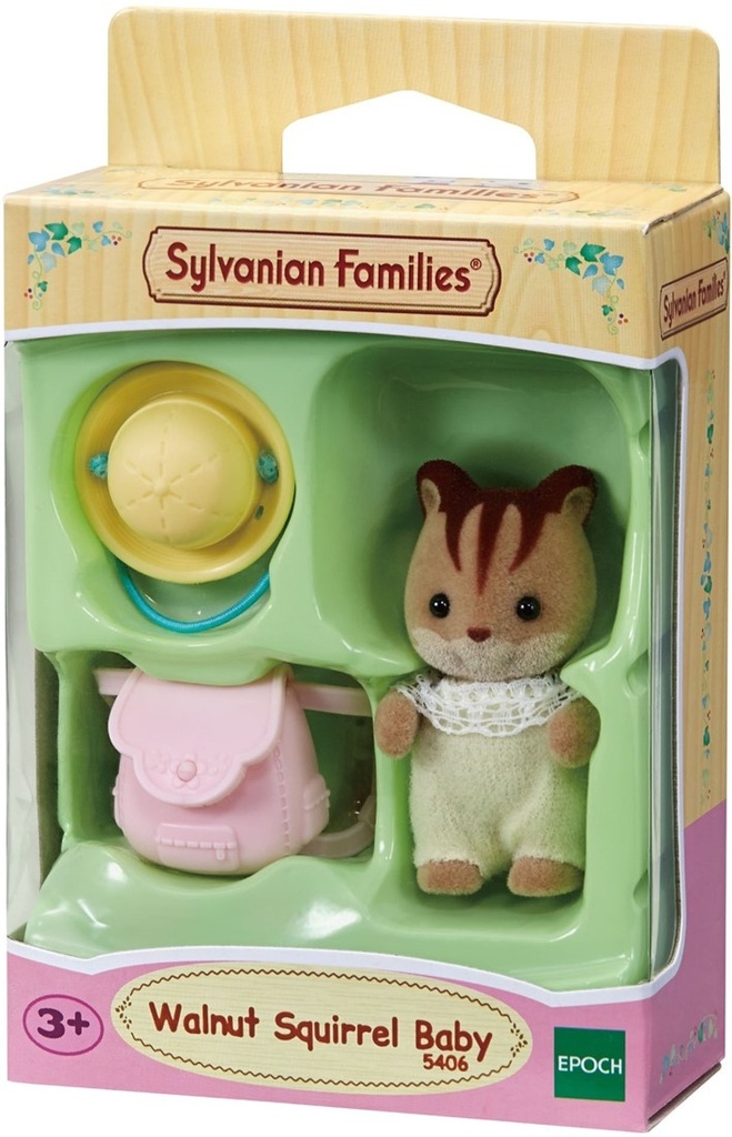 sylvanian - bebe ecureuil roux