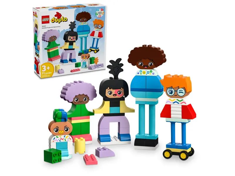 [Lego-10423] DUPLO LEGO - personnage à construire avec différentes émotions