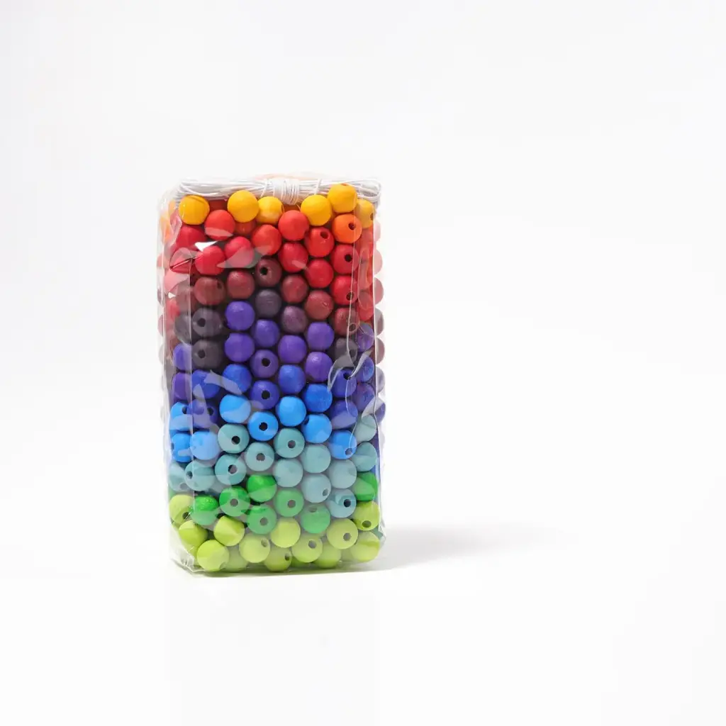480 petites perles en bois
