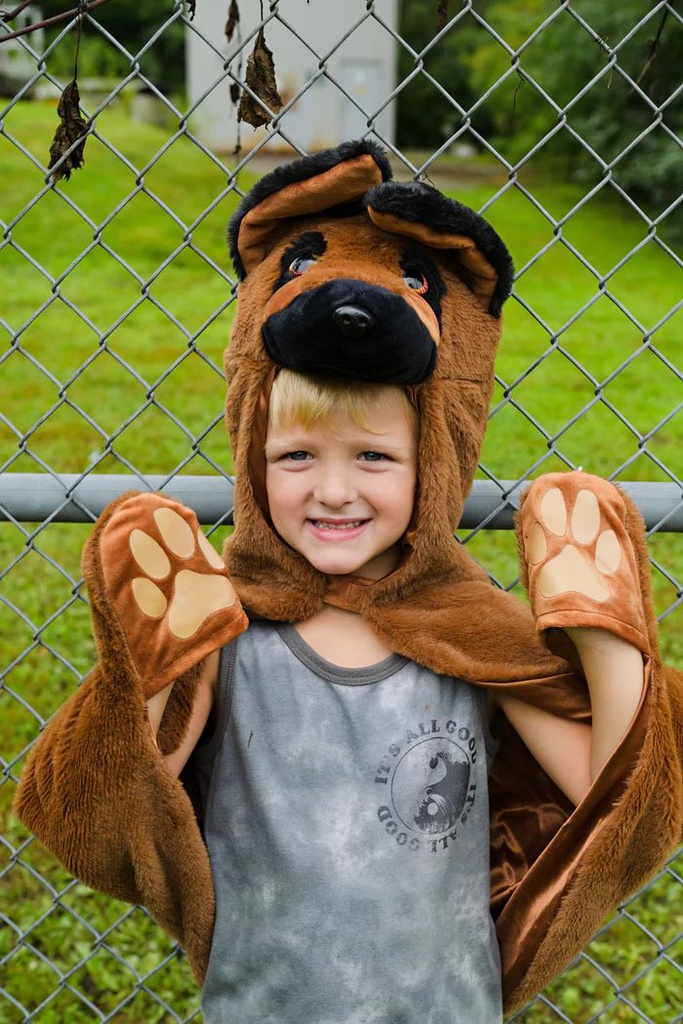 [Great Pretenders-50375] Cape de chien berger allemand taille 4-6 ans