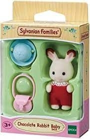 sylvanian - bebe lapin chocolat