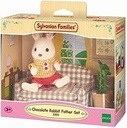 sylvanian - papa lapin chocolat/salon