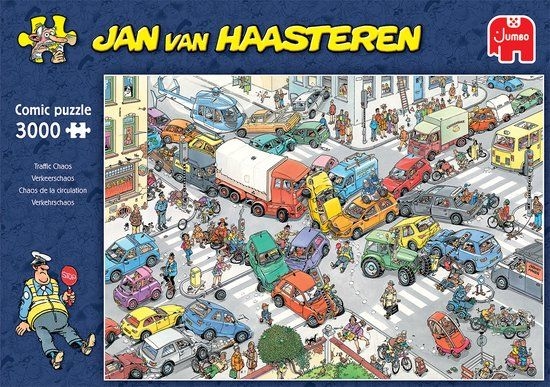 Puzzle JVH 3000 pièces - Chaos de la circulation