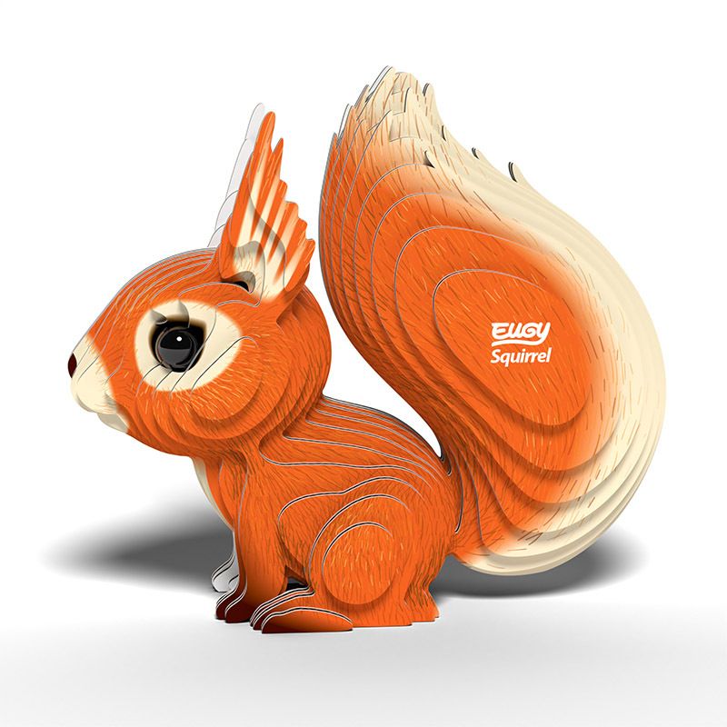 Eugy 3D Modèle: ANIMAL DE LA FORÊT / ÉCUREUIL