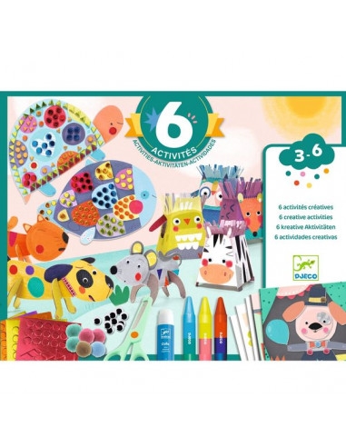 [Djeco-DJ09293] Coffret multi activités - Les animaux et leur maison