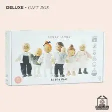 maison de poupee - famille 4 poupees