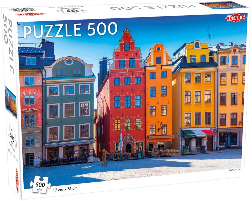 Puzzle 500 pcs- Maison colorées