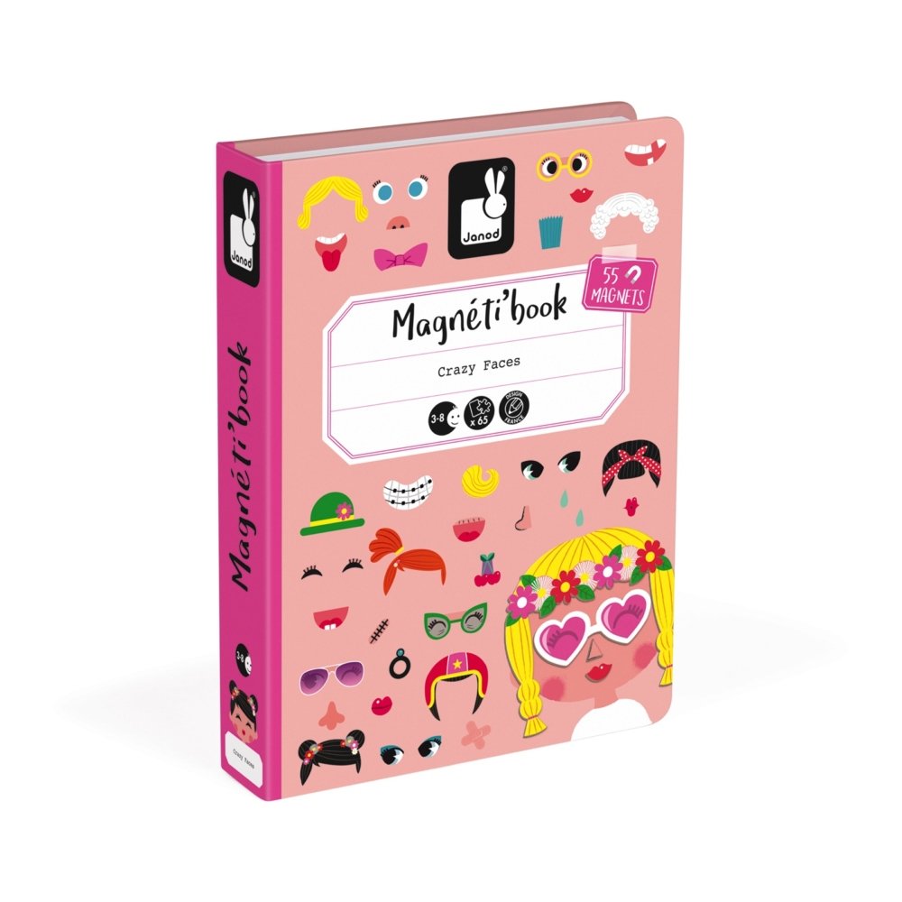 [JURATOYS-02717] Magneti'book - Crazy faces