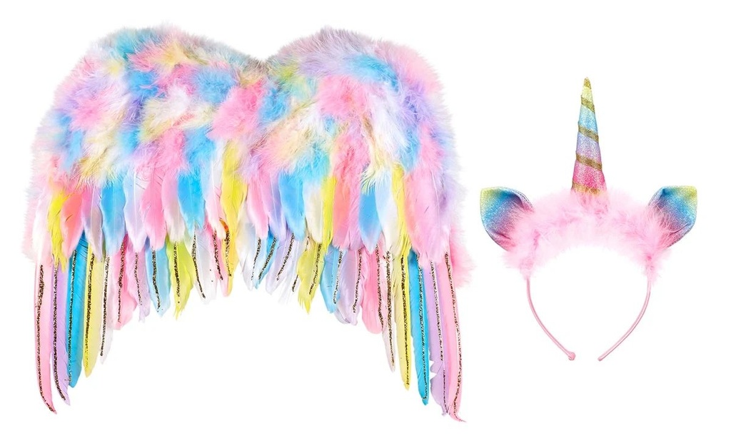 Ailes + serre tête licorne