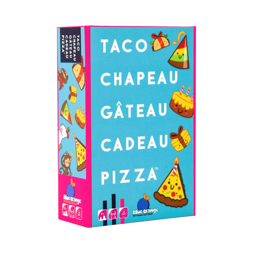 Taco chapeau gâteau cadeau pizza