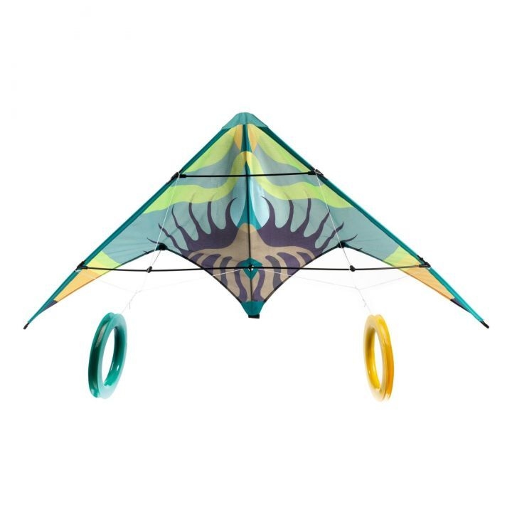 Cerf-volant acrobatique vert
