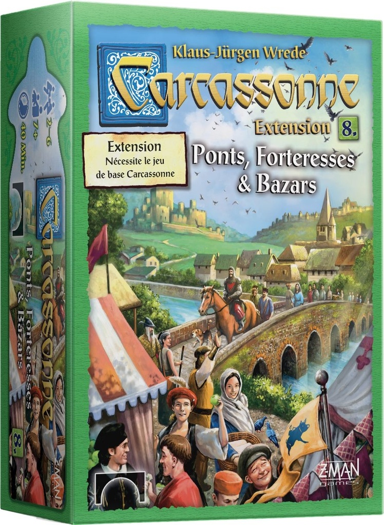 Carcassonne - ext 8 ponts, forteresses & bazars