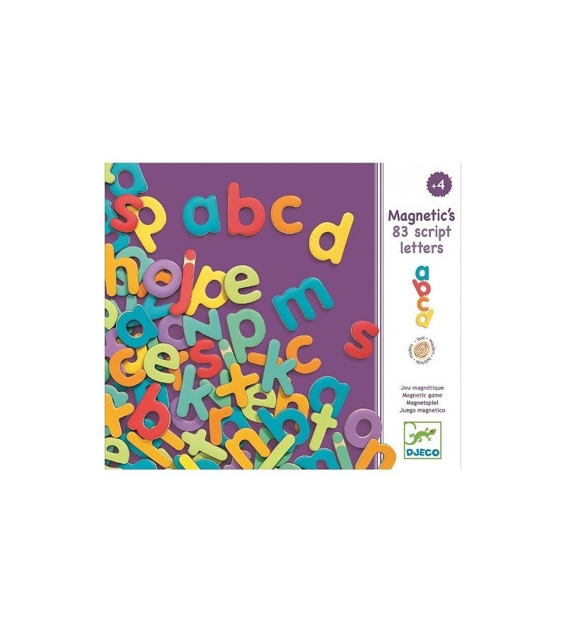 [Djeco-dj03102] magnetique bois - 83 lettres script