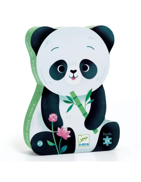 Puzzle silhouette Leo le panda 24 pcs
