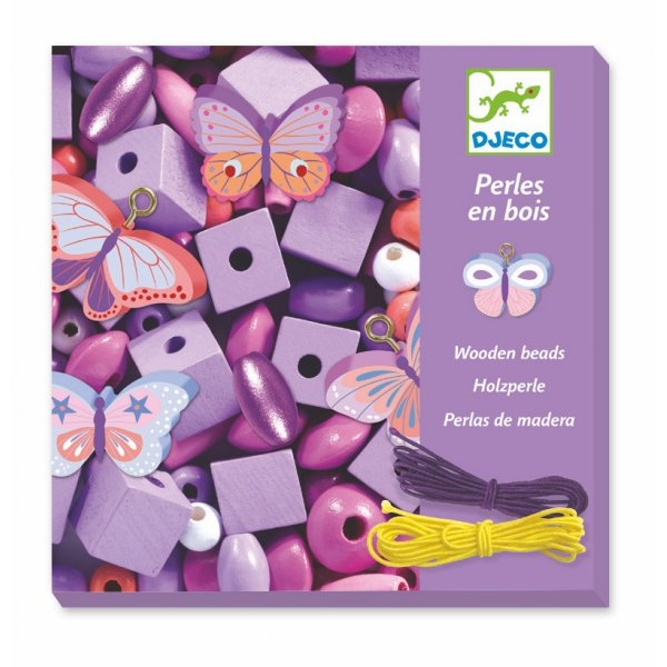Oh! Les perles- perles en bois, papillons