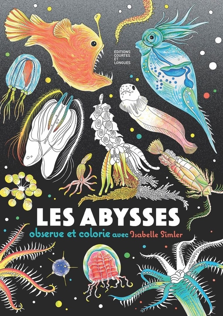 Les abysses - livre à colorier