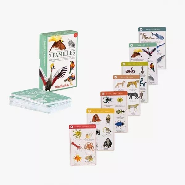Jeu des 7 familles des espèces - tout autour du monde