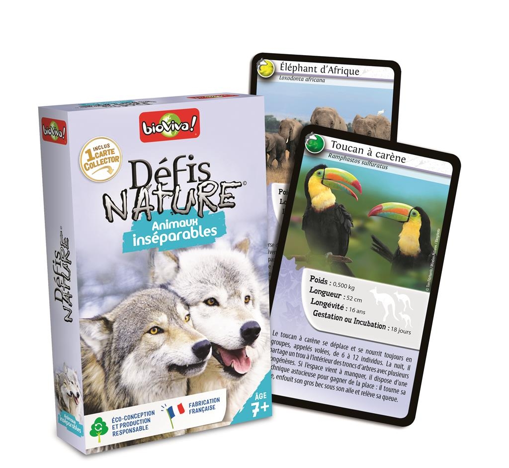 Bioviva - défis nature - animaux inséparables