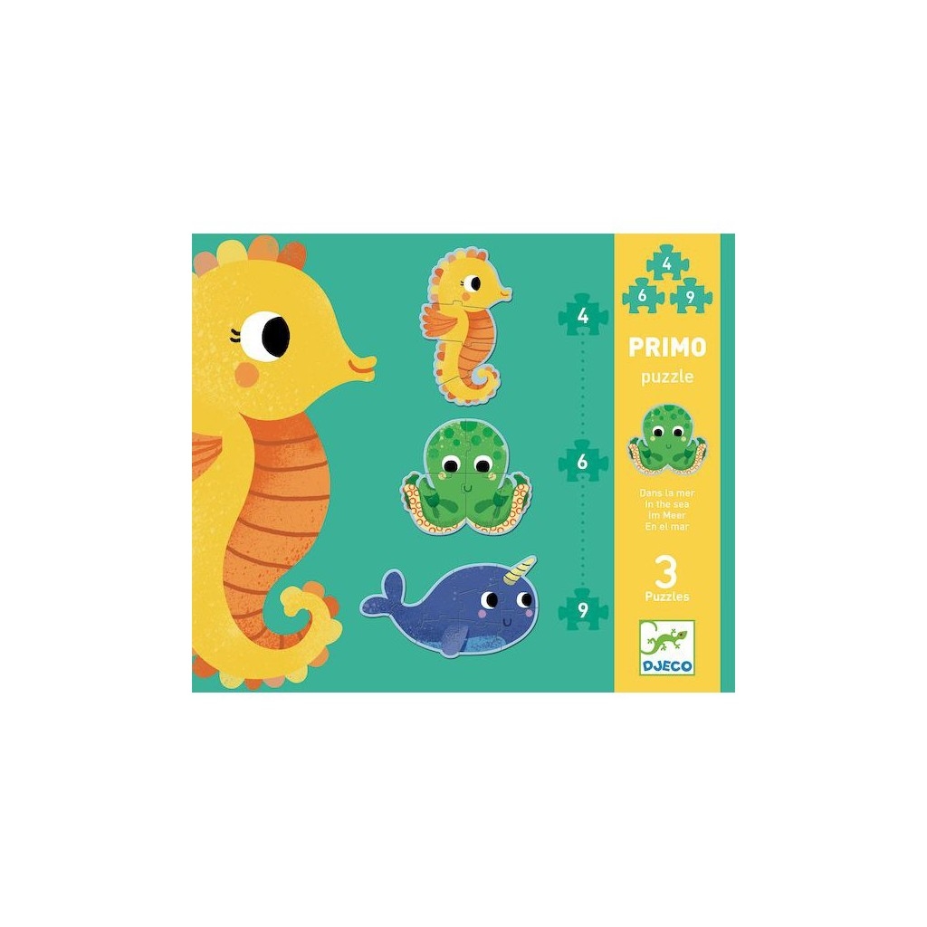 Puzzle Primo 4-6-9 pcs - Dans la mer