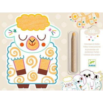 Coloriage à révéler - animaux familier