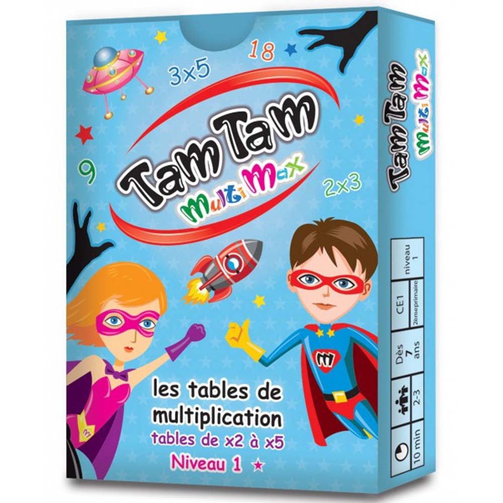 Tam tam multi max bleu tables de multiplication