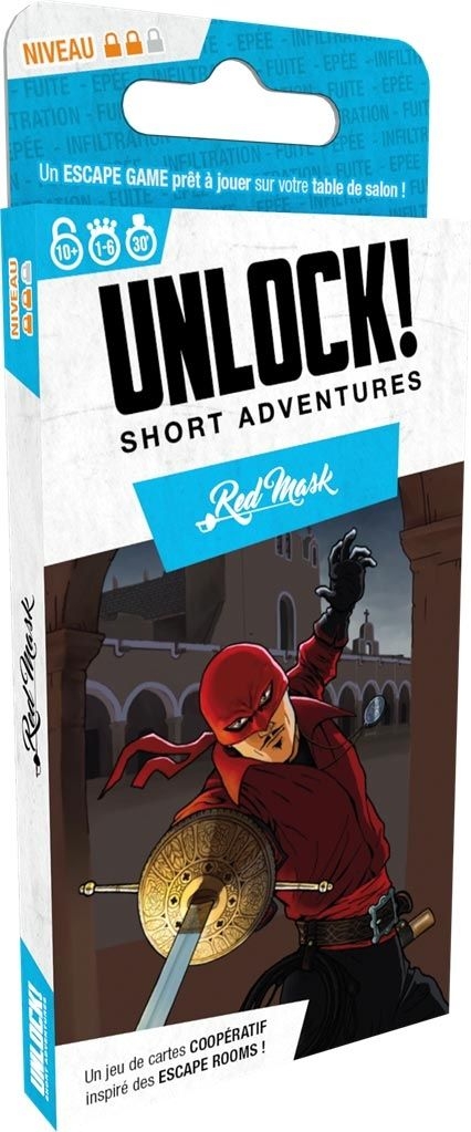 Unlock short adventures - red mask