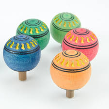 Toupie pomme arabesk color (pièce)