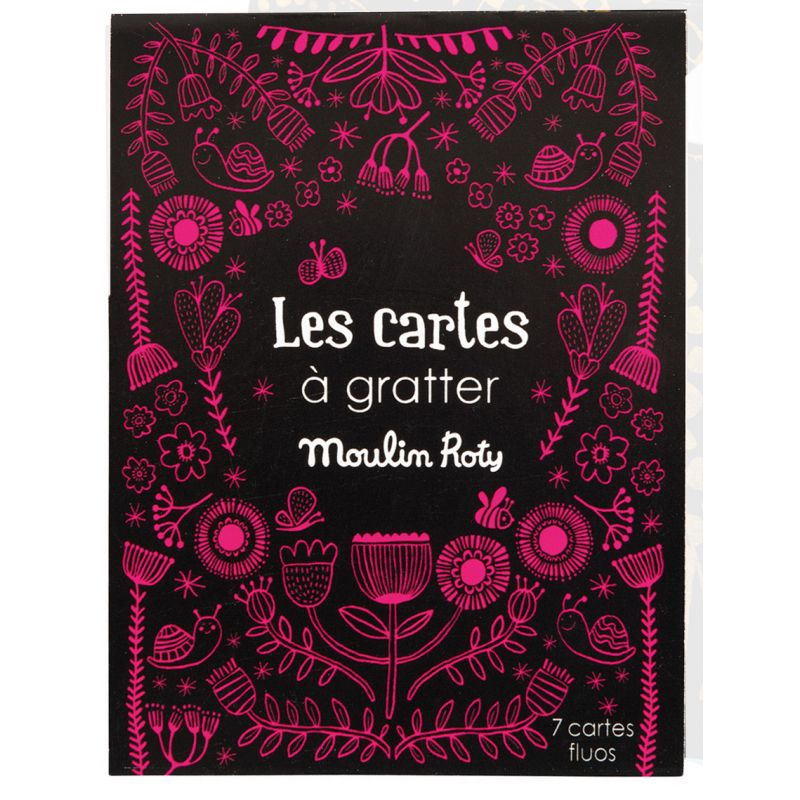 Les petites merveilles carte à gratter fleurs