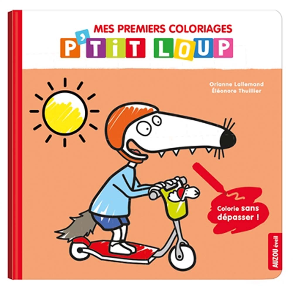 mes premiers coloriages - p tit loup les jouets