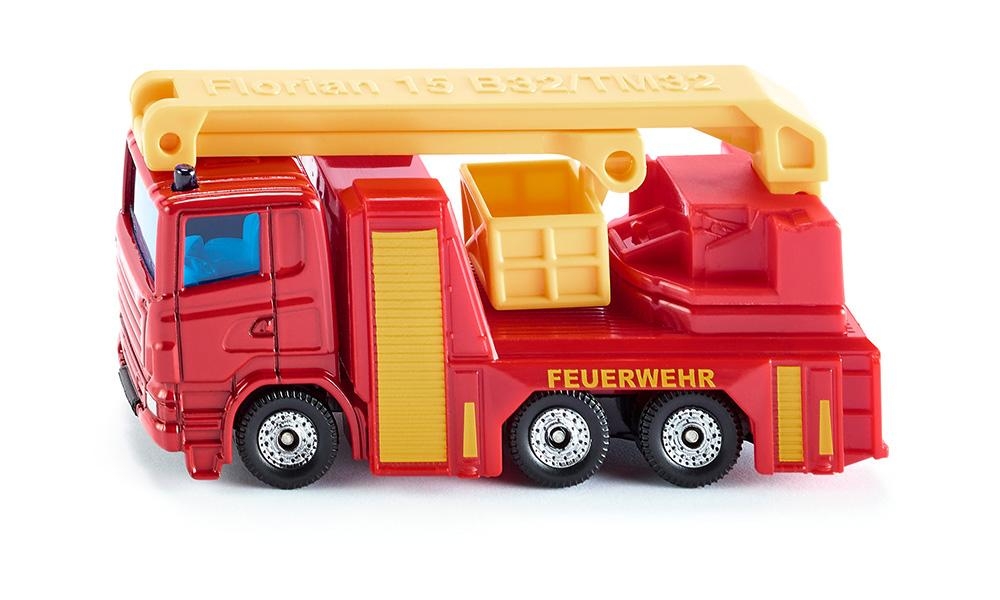 1080 - camion de pompier avec plateforme elevatrice de sauvetage