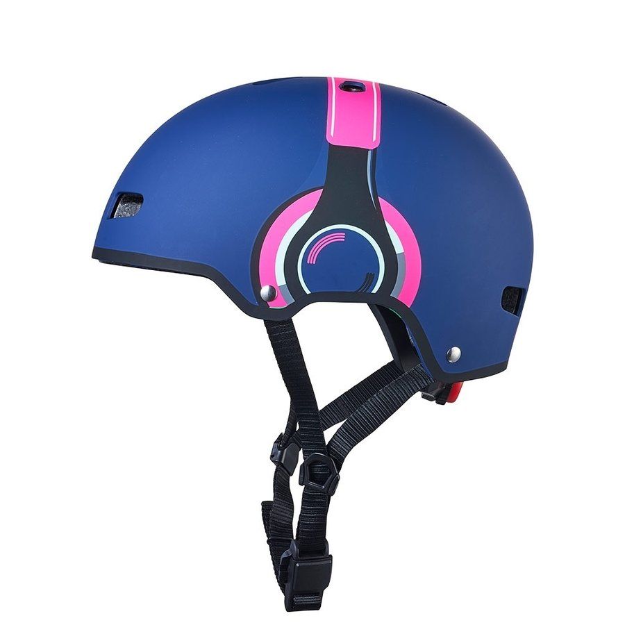 Micro casque deluxe M - ecouteurs rose/bleu (54-58cm)