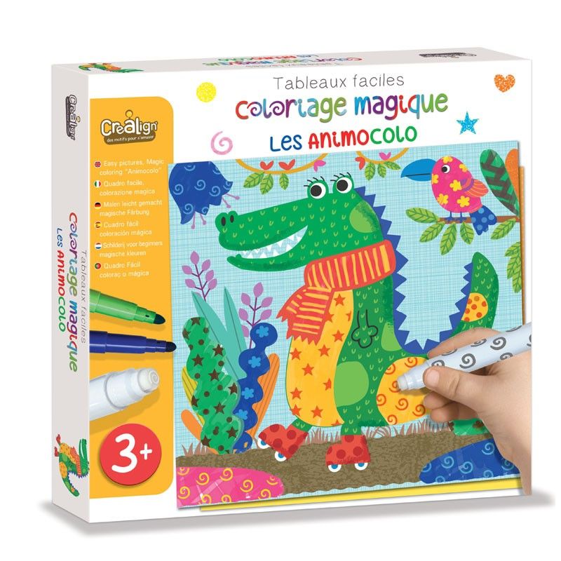 Coloriage magique - les animocolo