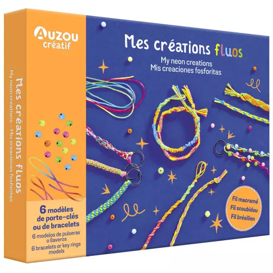 Mon coffret d'artiste - Mes créations fluos