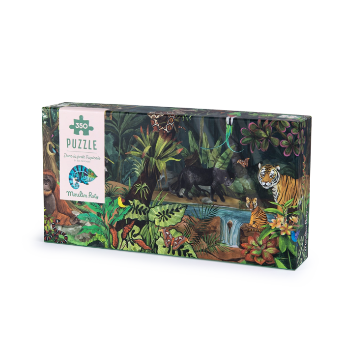 Tout autour du monde - puzzle dans la forêt tropicale