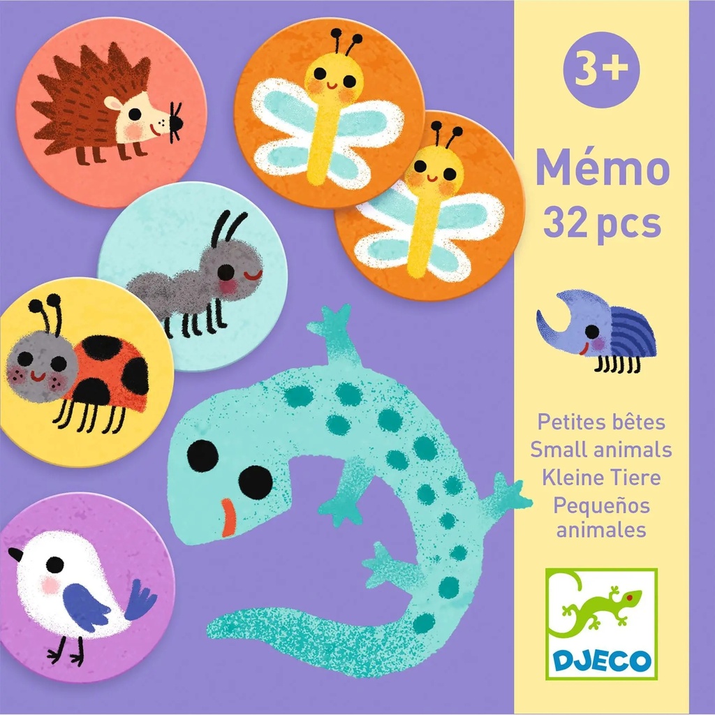 educatif - mémo des petites bêtes