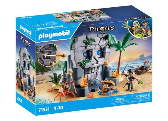 71531 - Ile au trésor avec pirate et monstre marin