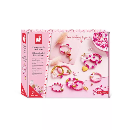  10 BAGUES EN PERLES LOVELY A CREER