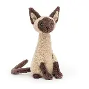 Jellycat - chat siamois