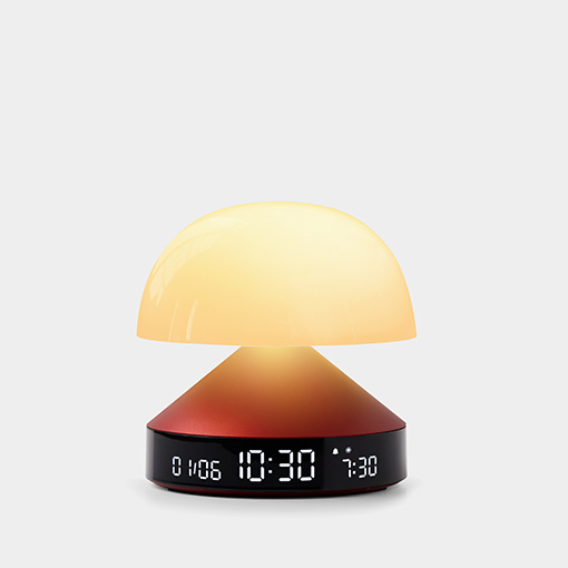 Lexon Mina Sunrise, Lampe Réveil Simulateur d'aube, Rouge