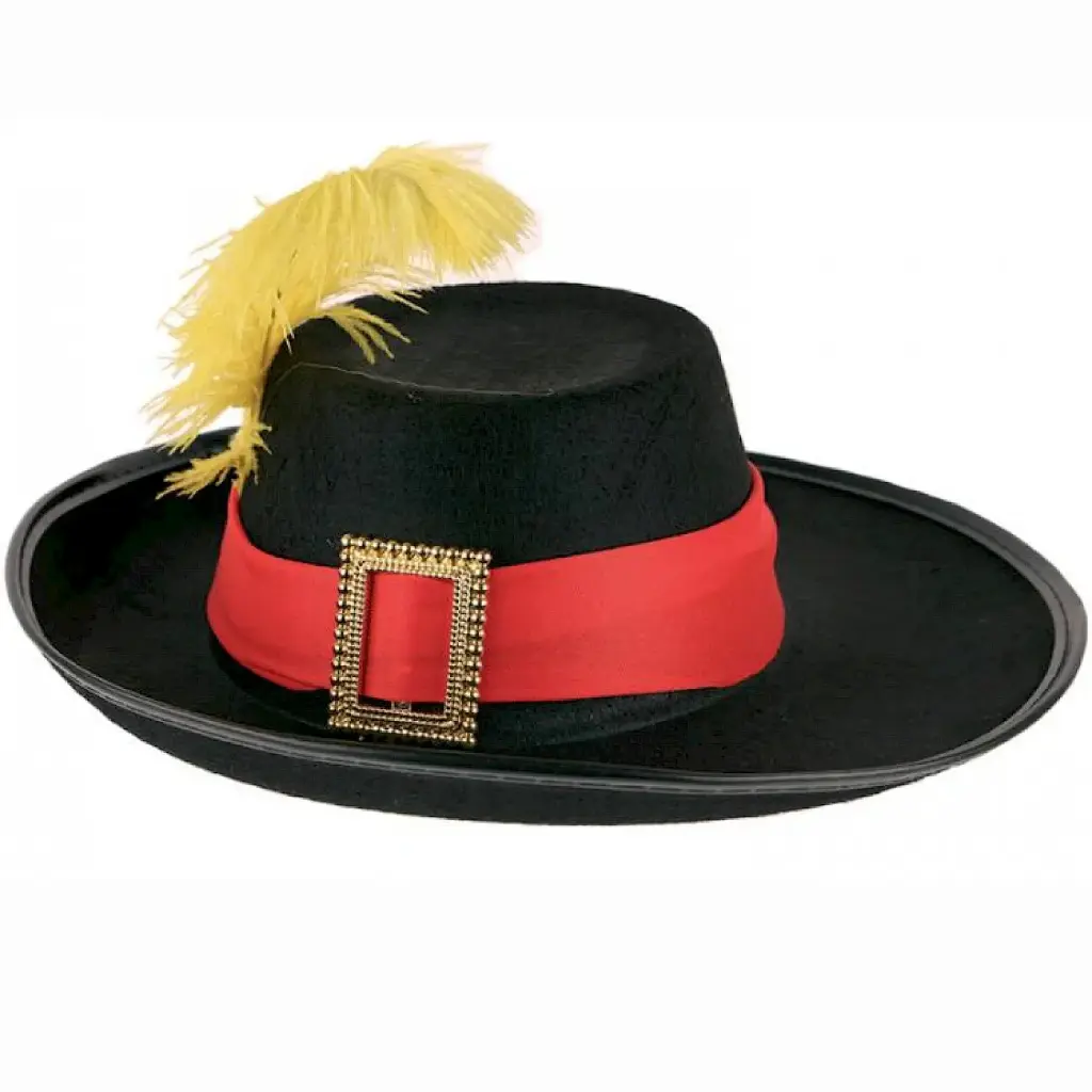 Chapeau Mousquetaire Noir