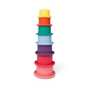 LITTLE L - GOBELETS A EMPILER ARC EN CIEL