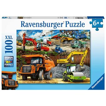   Puzzle 100p - Véhicules de construction