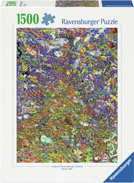 120004363 -  Puzzle 1500 pcs - De nombreux Pêche colorés