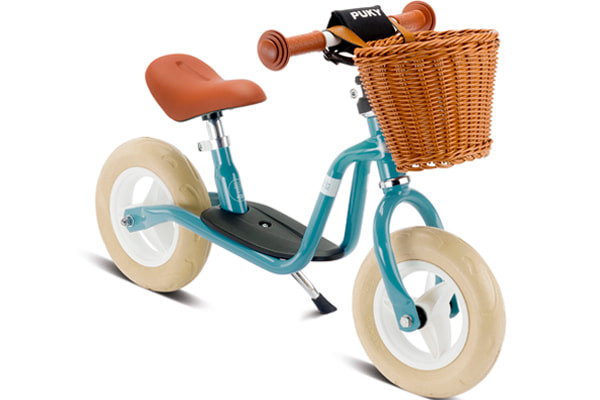 Vélo puky LR M - petit bleu avec panier