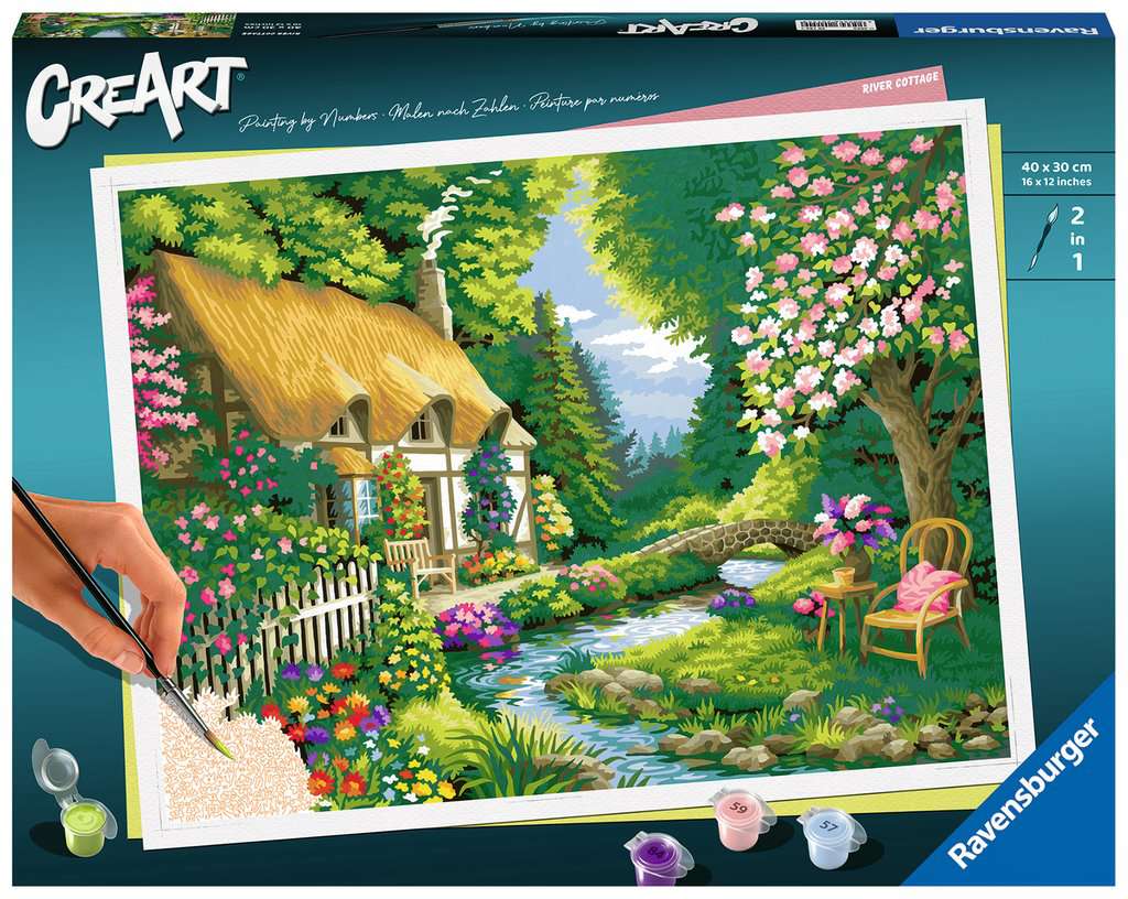 Creart - peinture au numero  - river cottage