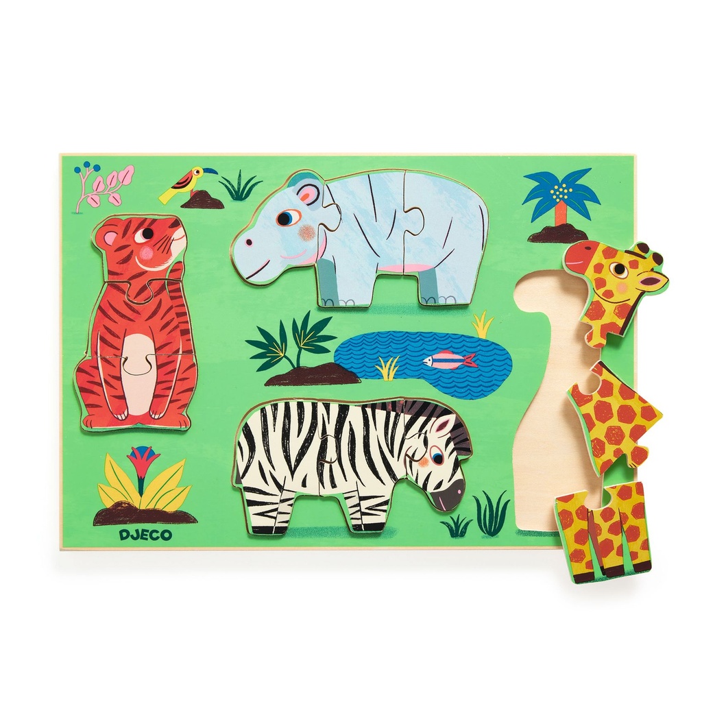 Puzzle relief - Coucou Tigre 