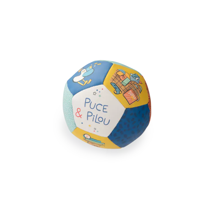 Puce & Pilou - Ballon souple 10cm